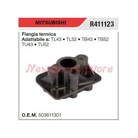 Flangia termica aspirazione MITSUBISHI tagliasiepe TL43 52 TB43 R411123 | NewgardenParts.com