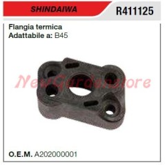 Flangia termica aspirazione SHINDAIWA motosega B45 R411125 | NewgardenParts.com