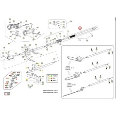 Flessibile trasmissione ORIGINALE ACTIVE decespugliatore a zaino XL 024596 | NewgardenParts.com