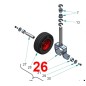 Front mulcher wheel fork PERUZZO TEG SPECIAL HD