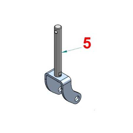 Roue galvanisée avec fourche PERUZZO FOX | NewgardenParts.com