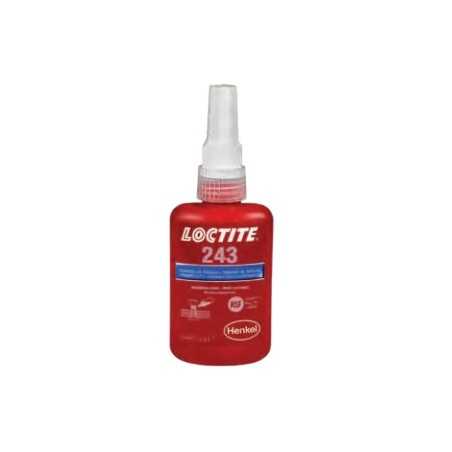 Medium strength threadlocker 50ml LOCTITE 243 for steel bolts | NewgardenParts.com