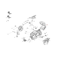 Original chain brake BLUEBIRD chainsaw CSP 270T - CSP 270TC CSP270T-43 | NewgardenParts.com