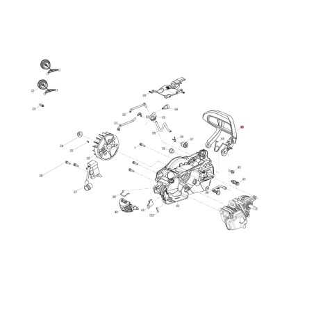 Original chain brake BLUEBIRD chainsaw CSP 270T - CSP 270TC CSP270T-43 | NewgardenParts.com