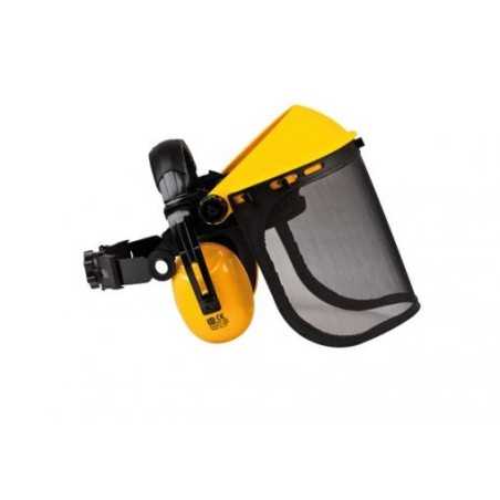 Combinación de protección auditiva y protección facial cabeza ajustable para tamaños de 52 a 63 cm | NewgardenParts.com
