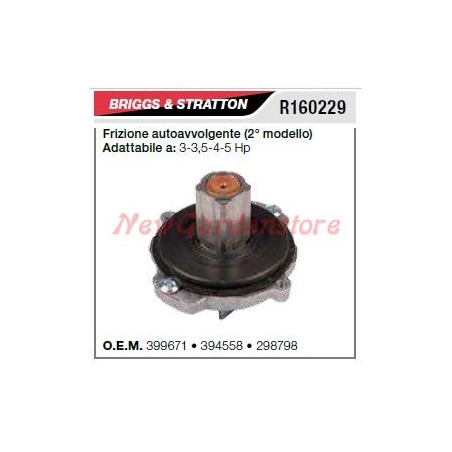 Frizione autoavvolgente 2° modello B&S tagliaerba rasaerba 3-3.5-4-5 hp R160229 | NewgardenParts.com