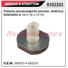 B&S lawn mower recoil clutch 8hp to 18hp R102203 | NewgardenParts.com