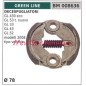 Clutch bell GREEN LINE brushcutter engine GL 430 ECO 33 43 Ø 78 008636