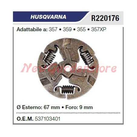 Frizione compatibile HUSQVARNA motosega 357 359 355 357XP 537103401 | NewgardenParts.com