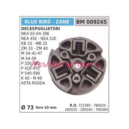 Frizione completa BLUE BIRD motore decespugliatore NEA 03 04 39E 45E 52E 009245 | NewgardenParts.com