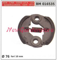 Frizione completa CINA motore decespugliatore Ø76 foro 10mm 016535 | NewgardenParts.com