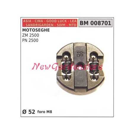 CINA full clutch ZM 2500 PN 2500 chainsaw engine Ø 52 M8 hole 008701 | NewgardenParts.com