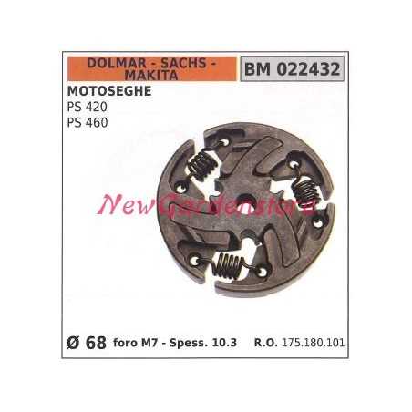 Complete clutch DOLMAR chainsaw engine PS 420 460 022432 | NewgardenParts.com