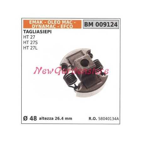 Complete clutch EMAK engine hedge trimmer HT 27 27S 27L Ø 48 009124 | NewgardenParts.com