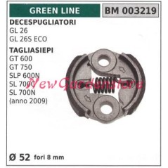 Frizione completa GREEN LINE motore decespugliatore GL 26 26S ECO Ø 52 003219 | NewgardenParts.com