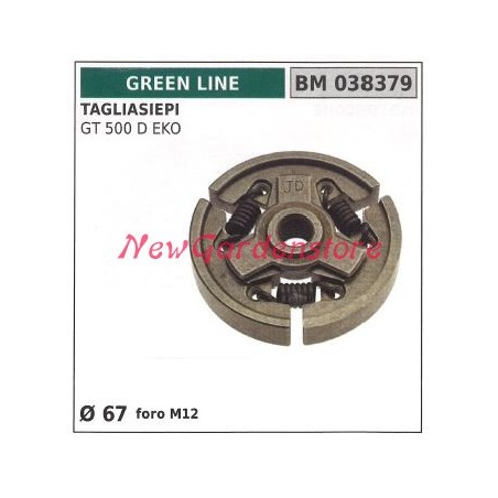 Frizione completa GREEN LINE motore tagliasiepe GT 500D EKO Ø 67 038379 | NewgardenParts.com