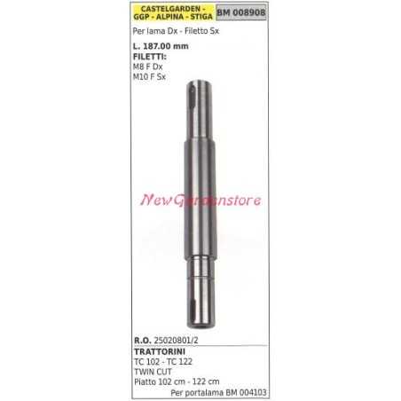 ORIGINAL stiga TC 102 122 Rasentraktor Rasenmäher Messerhalterwelle | NewgardenParts.com