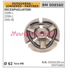 Frizione completa HUSQVARNA motore decespugliatore 232 235R-L 240L-RJ Ø62 008560 | NewgardenParts.com