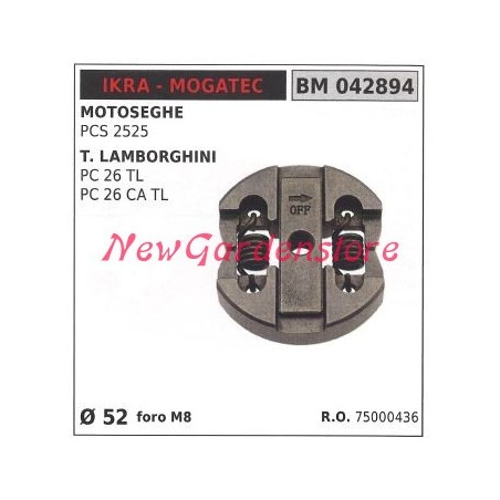 Frizione completa IKRA motore motosega PCS 2525 lamborghini PC 26TL Ø52 042894 | NewgardenParts.com