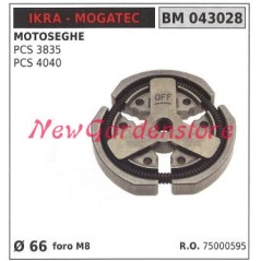 Frizione completa IKRA motore motosega PCS 3835 4040 Ø66 043028 | NewgardenParts.com