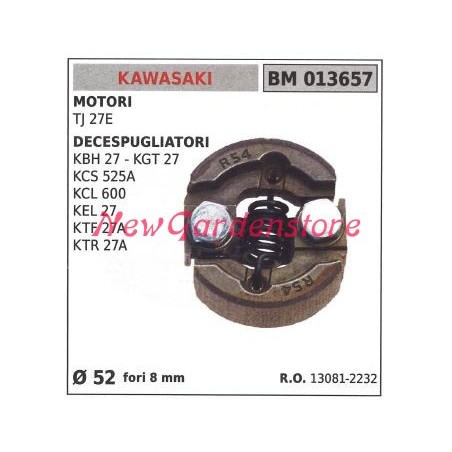 Frizione completa KAWASAKI motore decespugliatore KBH 27 KGT 27 Ø52 013657 | NewgardenParts.com