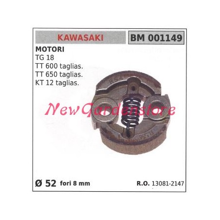 Frizione completa KAWASAKI motore decespugliatore TG 18 TT 600 650 Ø52 001149 | NewgardenParts.com