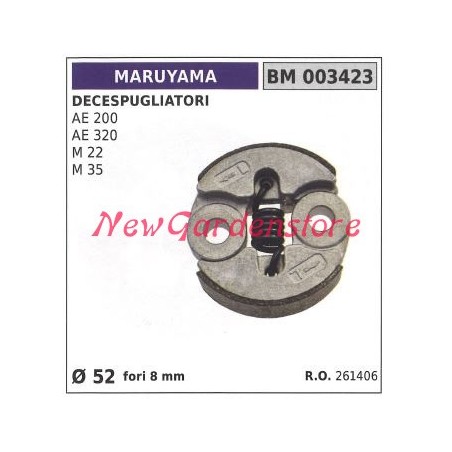 Frizione completa MARUYAMA motore decespugliatore AE 200 320 M 22 Ø 52 003423 | NewgardenParts.com