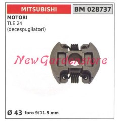 Frizione completa MITSUBISHI motore decespugliatore TLE 24 Ø43 028737 | NewgardenParts.com