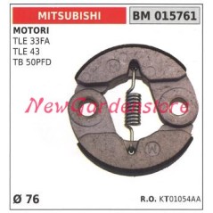 Frizione completa MITSUBISHI motore decespugliatore TLE 33FA 43 Ø76 015761 | NewgardenParts.com