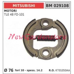 Complete clutch MITSUBISHI brushcutter engine TLE 48 FD-101 Ø 76 029108 | NewgardenParts.com