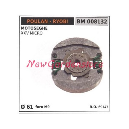 Frizione completa POULAN motore motosega XXV MICRO 008132 | NewgardenParts.com