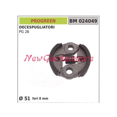 Frizione completa PROGREEN motore decespugliatore PG 26 024049 | NewgardenParts.com