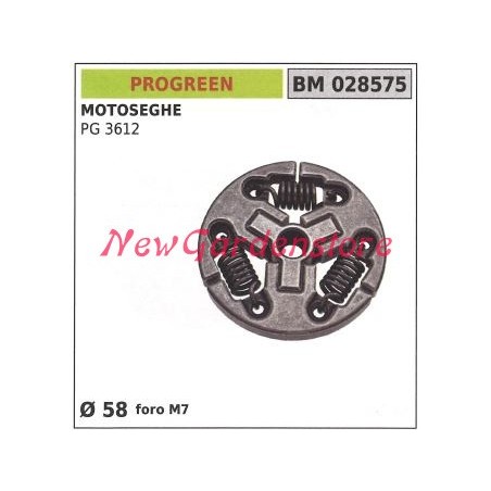 Frizione completa PROGREEN motore decespugliatore PG 3612 028575 | NewgardenParts.com