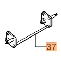 Eje trasero ORIGINAL OLEOMAC cortacéspedes G 48 TBR - G 48 TBXE - G 48 TH