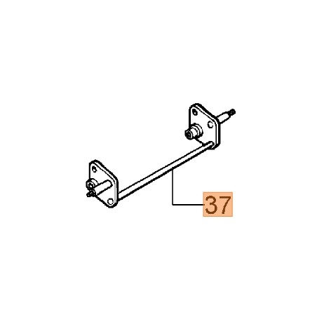 Assale posteriore ORIGINALE OLEOMAC rasaerba G 48 TBR - G 48 TBXE - G 48 TH | NewgardenParts.com