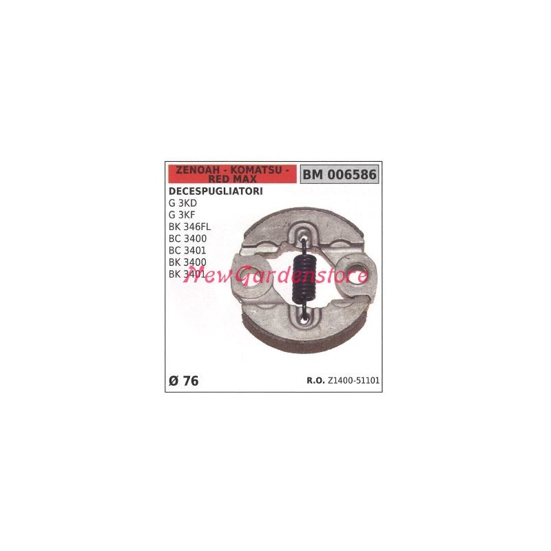 Frizione completa ZENOAH motore decespugliatore G 3KD 3KF BK 346FL  006586