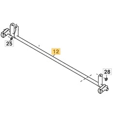 Asse posteriore trattorino tagliaerba rasaerba ORIGINALE STIGA 1134-6197-01 | NewgardenParts.com