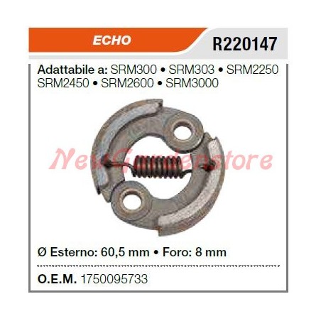 Frizione ECHO per decespugliaore SRM300 SRM303 SRM2250 R220147 | NewgardenParts.com