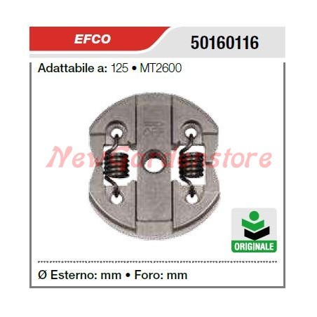 Frizione EFCO per motosega 125 MT2600 50160116 | NewgardenParts.com