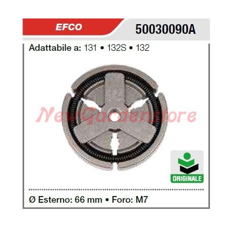 Frizione EFCO per motosega 131 132S 132 50030090A | NewgardenParts.com