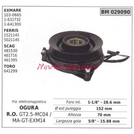 Elektromagnetische Kupplung ogura rasenmäher exmark ferris scag 029090 | NewgardenParts.com
