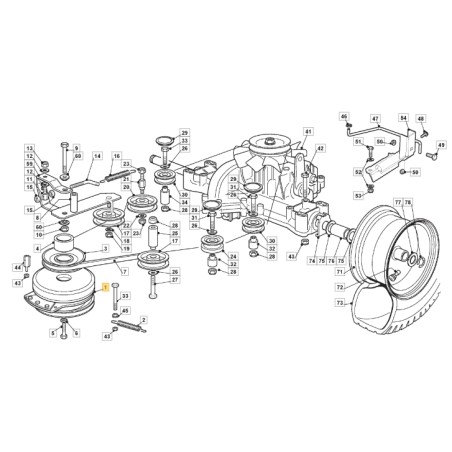 Frizione elettromagnetica trattorino rasaerba ORIGINALE STIGA 118399071/2 | NewgardenParts.com