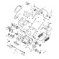 Assieme assi lame arieggiatore modelli ASC1.5E ORIGINALE STIGA 118802686/0