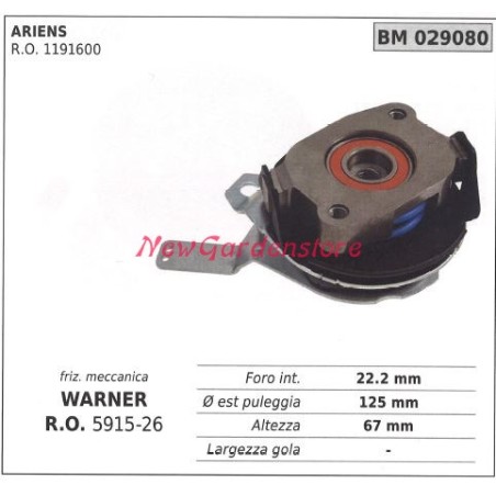 Frizione elettromagnetica warner rasaerba tosaerba ariens 029080 | NewgardenParts.com