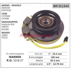 Electromagnetic clutch warner lawn mower ariens case woods 011344