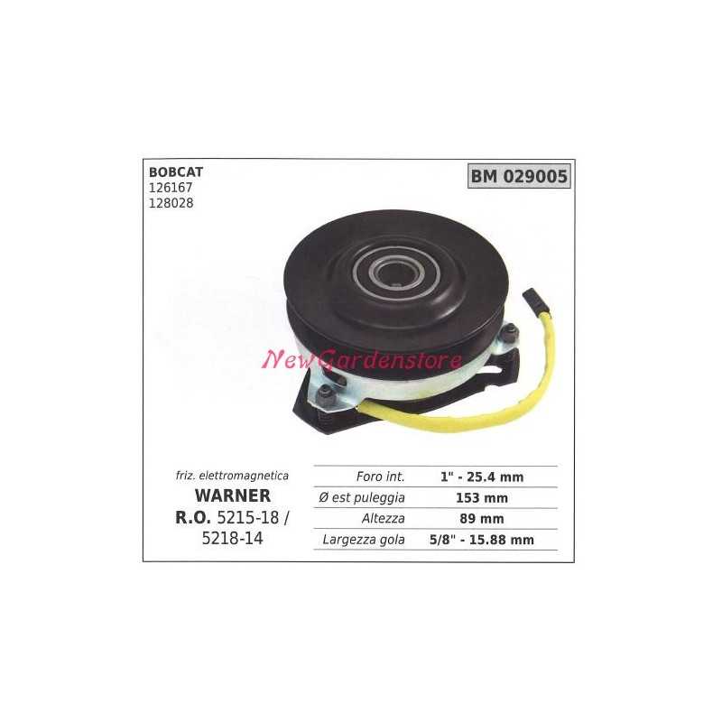 Electromagnetic clutch warner lawn mower bobcat 029005