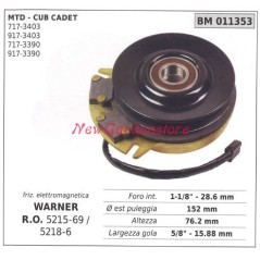 Frizione elettromagnetica warner rasaerba tosaerba tagliaerba cub cadet 011353 | NewgardenParts.com