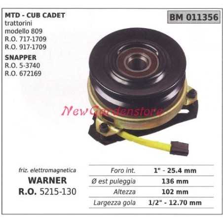 Electromagnetic clutch warner lawn mower cub cadet mower 011356 | NewgardenParts.com