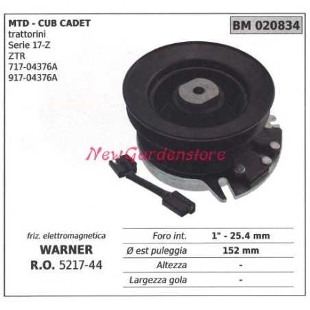 Electromagnetic clutch warner mower lawn mower cub cadet 020834 | NewgardenParts.com