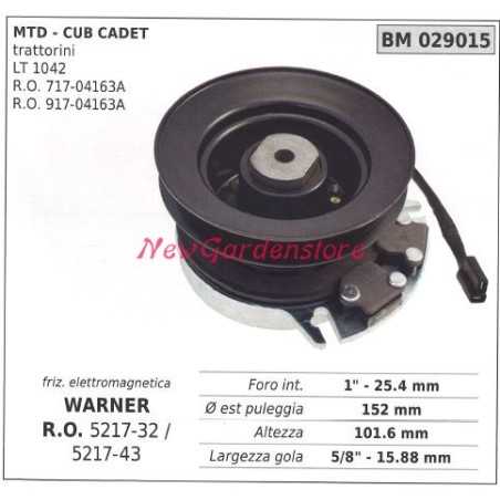 Electromagnetic clutch warner lawn mower mower cub cadet 029015 | NewgardenParts.com